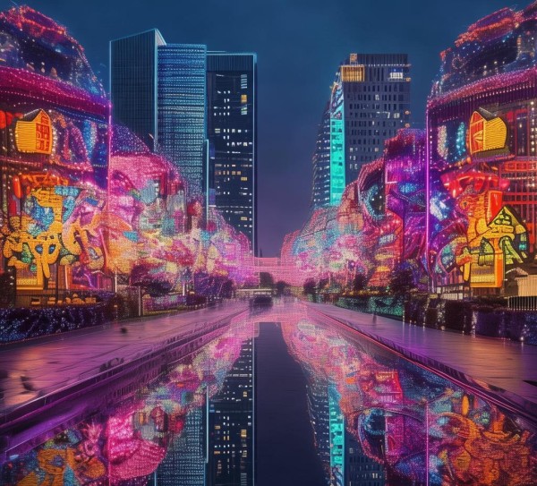无锡灯饰广告设计规划图，城市宣传的视觉盛宴